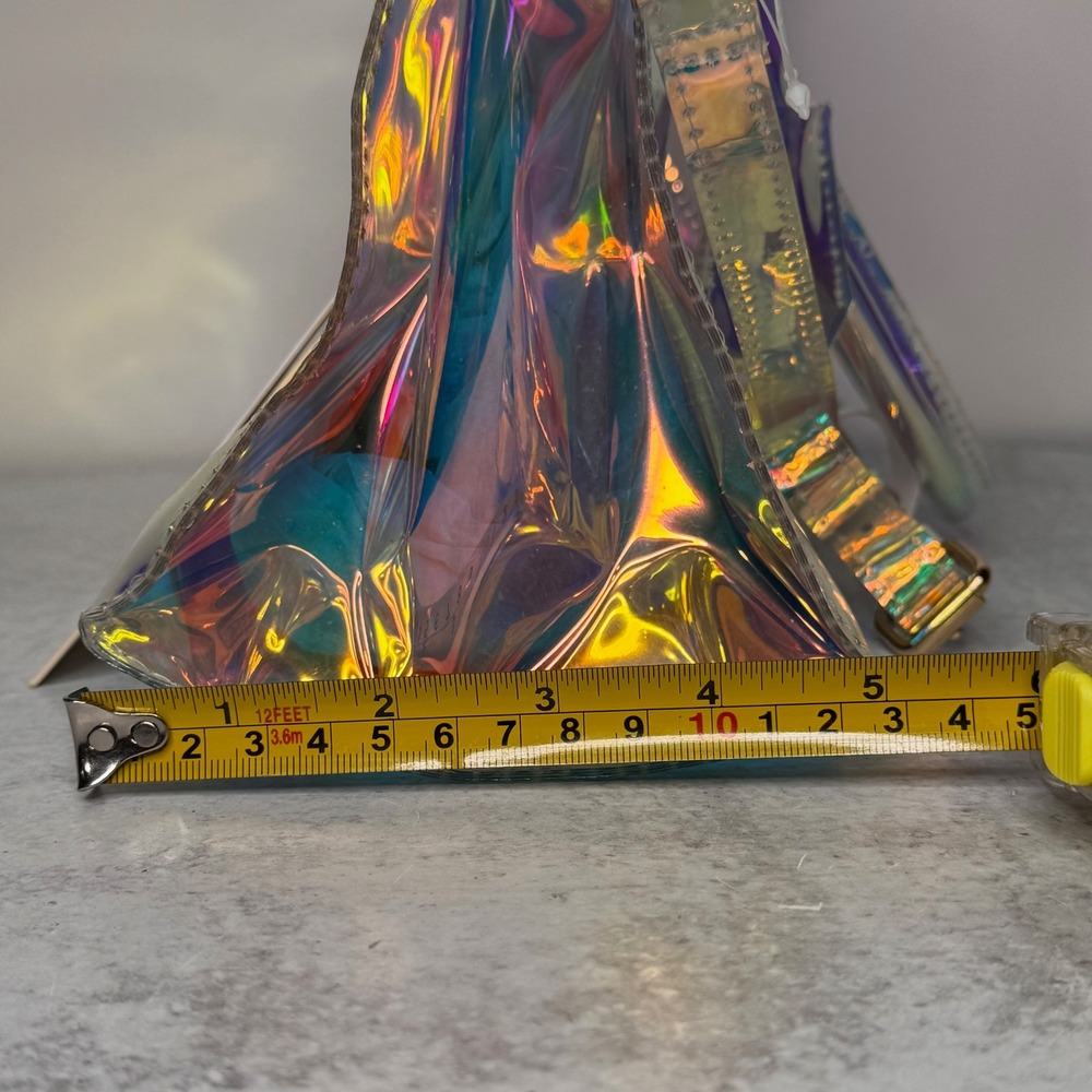 MMS Design Studio Iridescent Clear Holographic Bag Stadium Security Approved - Picture 7 of 9